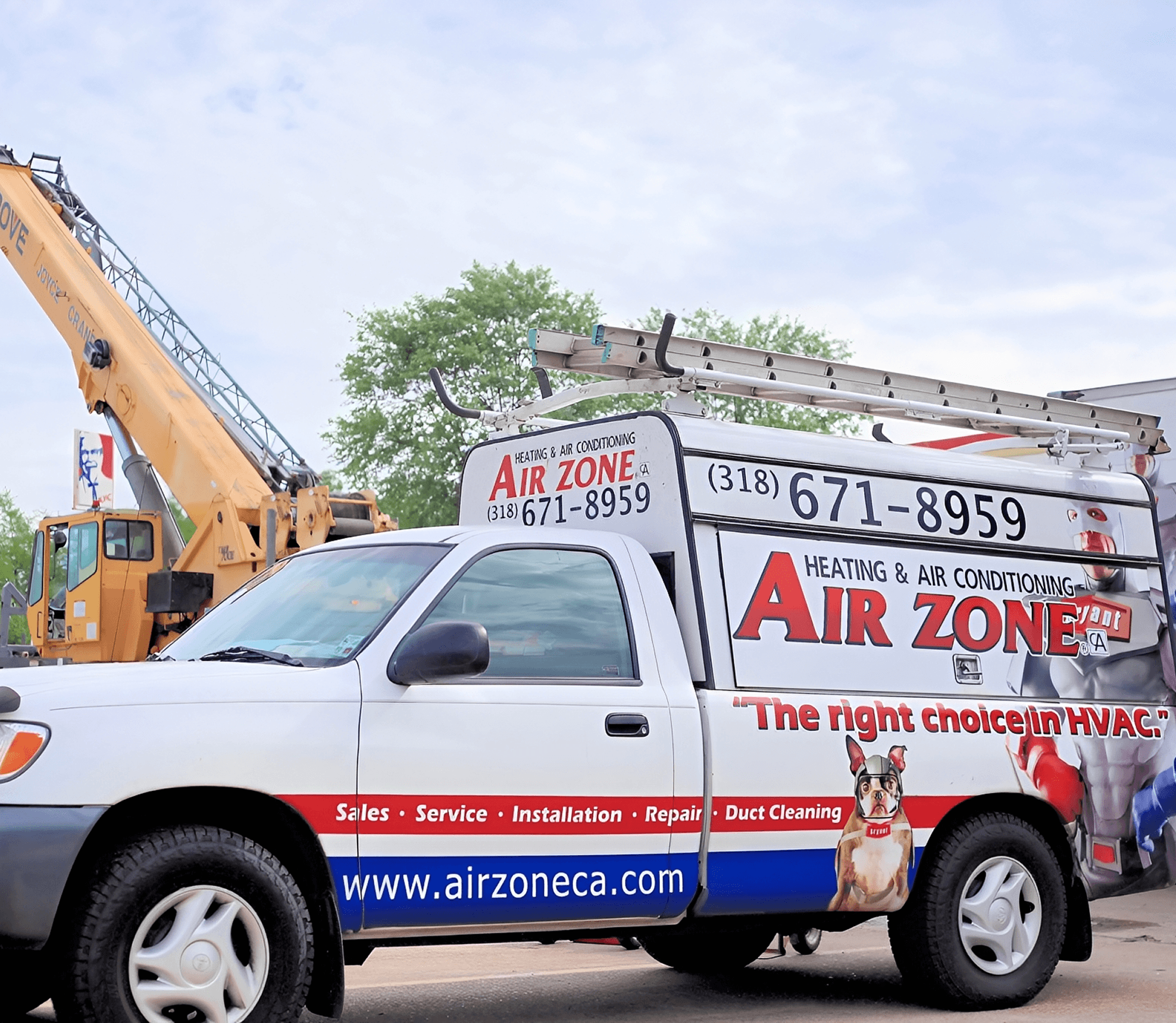 Air Zone heating and cooling vehicle
